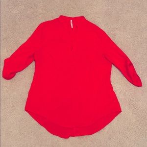 Red blouse!